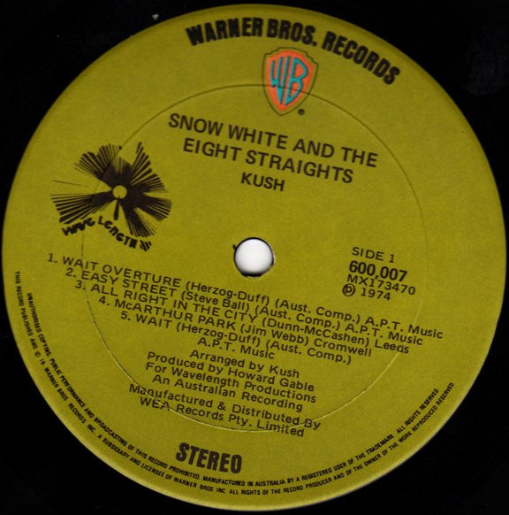Kush – Presents Snow White... And The Eight Straights LP vinyl record, image 3 of 4