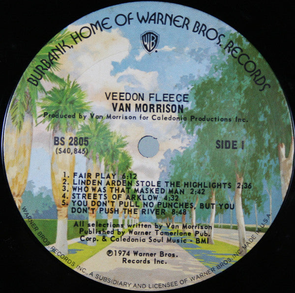 Van Morrison – Veedon Fleece LP vinyl record, image 3 of 6