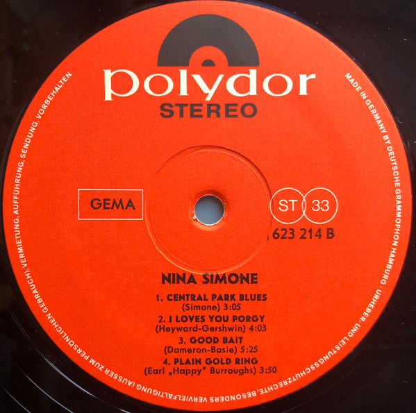 Nina Simone – Nina Simone LP vinyl record, image 4 of 5