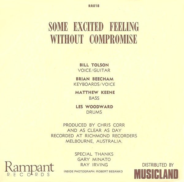 As Clear As Day – Some Excited Feeling/Without Compromise 7" vinyl record, image 2 of 6