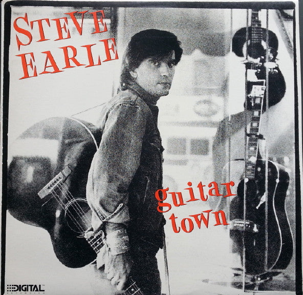 Steve Earle – Guitar Town LP vinyl record, image 1 of 4