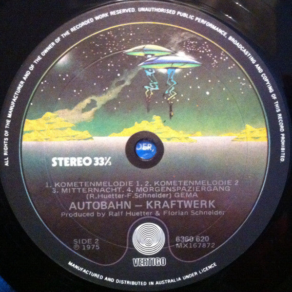Kraftwerk – Autobahn LP vinyl record, image 5 of 5
