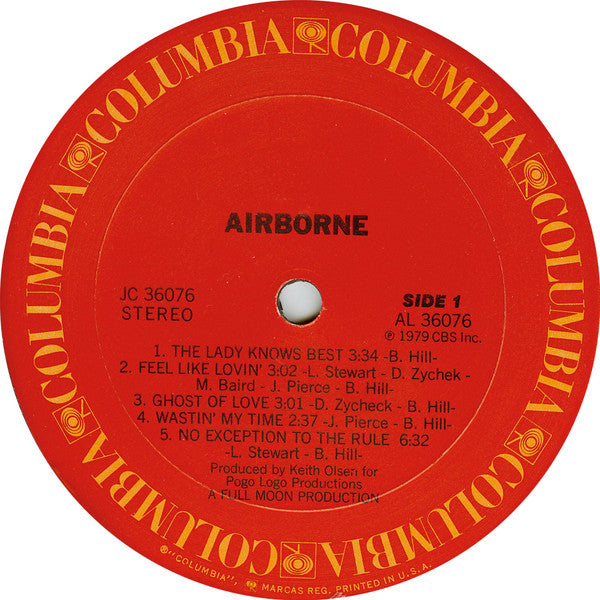 Airborne – Airborne LP vinyl record, image 3 of 4