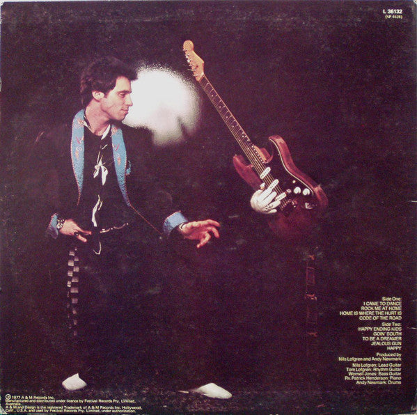 Nils Lofgren – I Came To Dance LP vinyl record, image 2 of 5