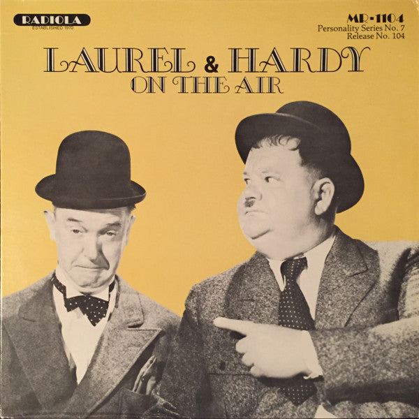 Laurel & Hardy – Laurel & Hardy On The Air LP vinyl record, image 1 of 6