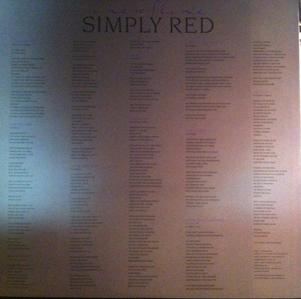 Simply Red – A New Flame LP vinyl record, image 5 of 5