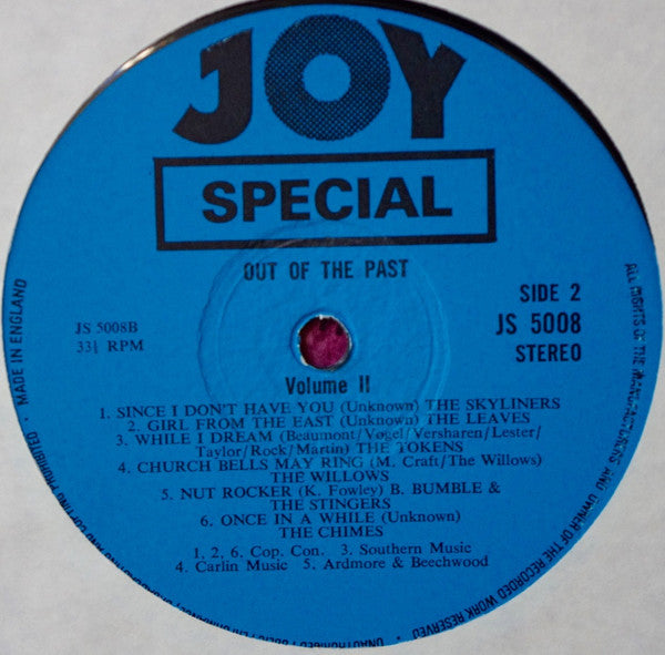 Various – Out Of The Past Vol. 2 LP vinyl record, image 4 of 4