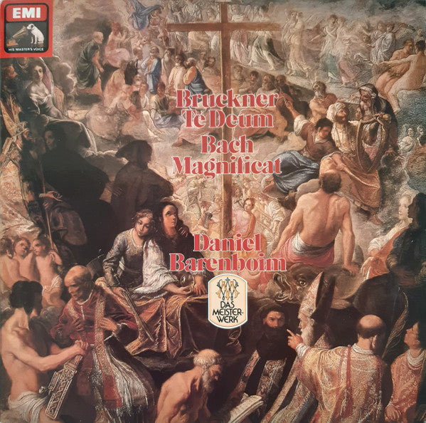 Anton Bruckner, Johann Sebastian Bach, Daniel Barenboim – Te Deum / Magnificat LP vinyl record, image 1 of 4