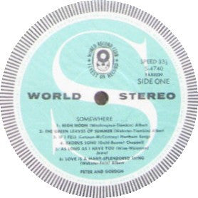Peter & Gordon – Somewhere LP vinyl record, image 4 of 4