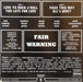 Fair Warning – Love To Rock 'n Roll 12" vinyl record, image 3 of 5
