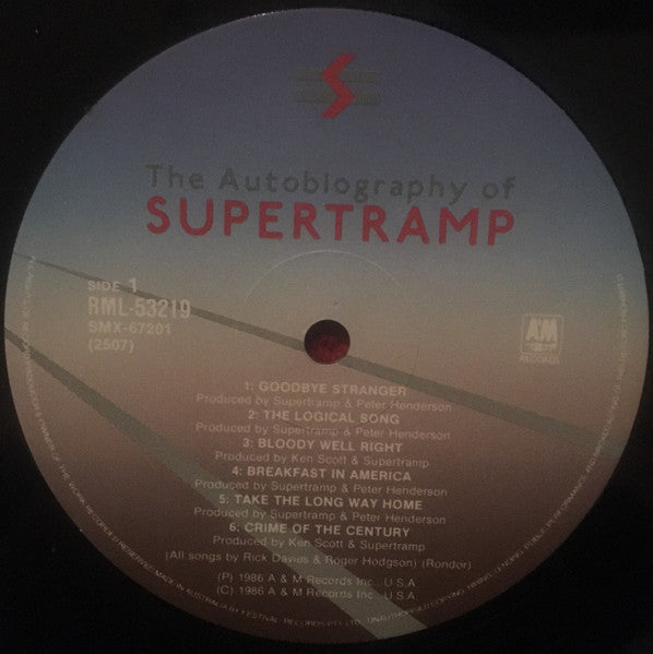 Supertramp – The Autobiography Of Supertramp LP vinyl record, image 5 of 6