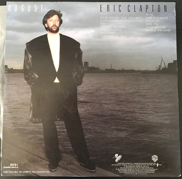 Eric Clapton – August LP vinyl record, image 4 of 7
