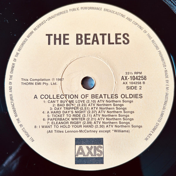 The Beatles – A Collection Of Beatles Oldies LP vinyl record, image 4 of 4