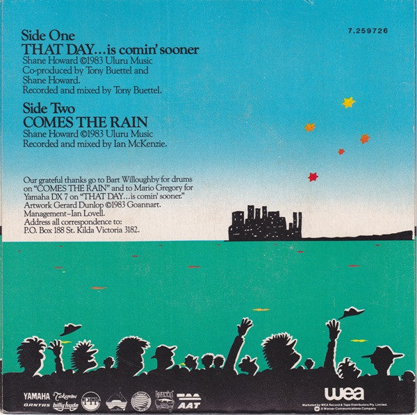 Goanna – That Day Is Comin' Sooner 7" vinyl record, image 2 of 4