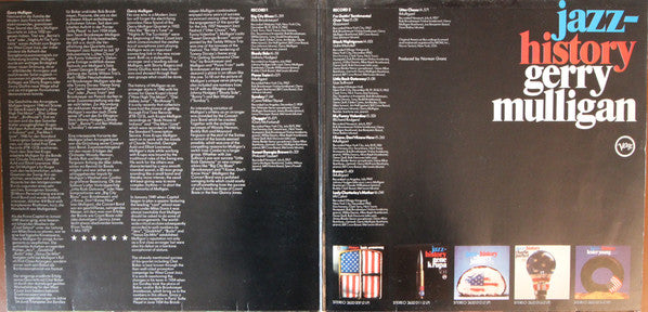 Gerry Mulligan – Jazz - History Vol. 14 (2xLP) LP vinyl record, image 2 of 4