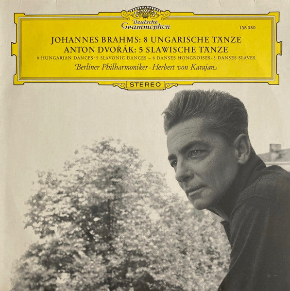 Johannes Brahms, Antonín Dvořák, Berliner Philharmoniker, Herbert Von Karajan – Dances By Brahms & Dvořák LP vinyl record, image 1 of 4