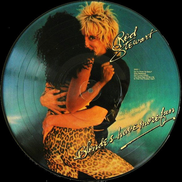 Rod Stewart – Blondes Have More Fun LP vinyl record, image 3 of 5