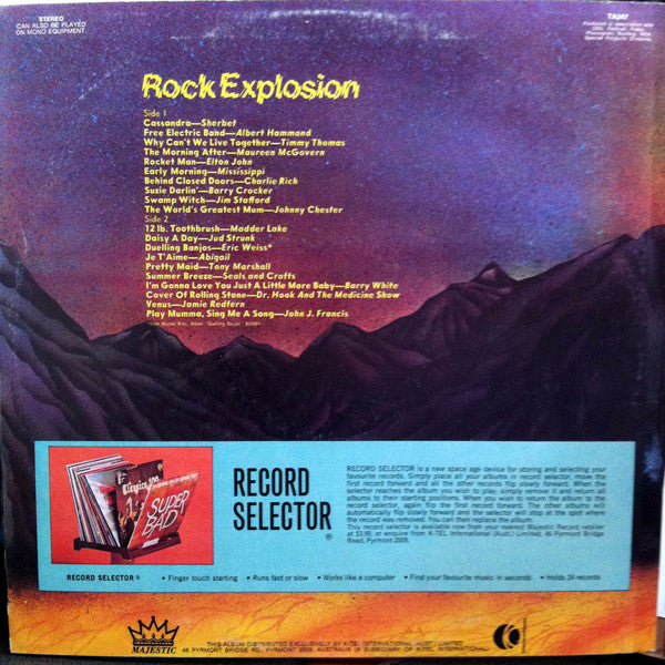 Various – Rock Explosion LP vinyl record, image 2 of 5