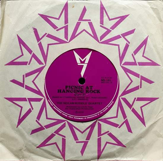 The Nolan-Buddle Quartet – Picnic At Hanging Rock 7" vinyl record, image 2 of 4