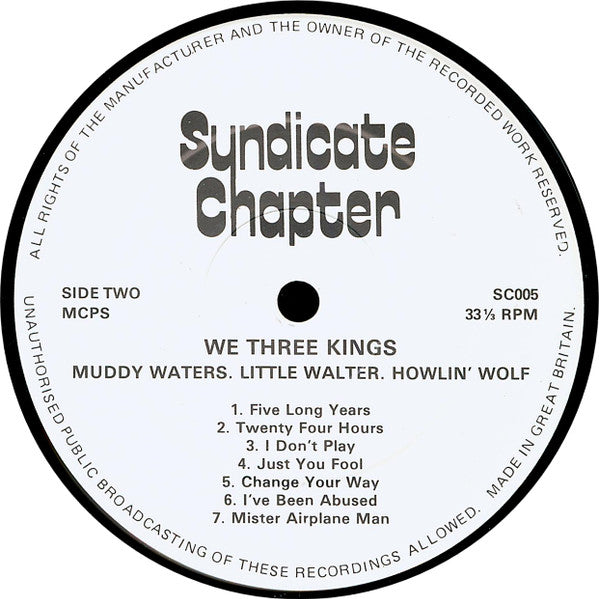 Muddy Waters, Little Walter, Howlin' Wolf – We Three Kings LP vinyl record, image 4 of 4