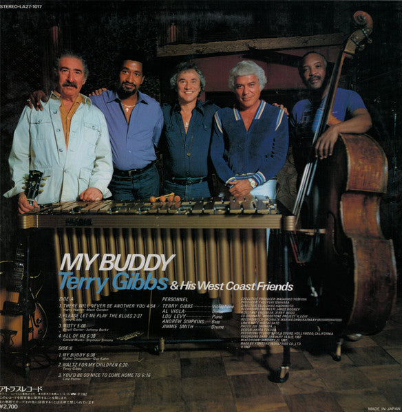 Terry Gibbs & His West Coast Friends – My Buddy LP vinyl record, image 3 of 8