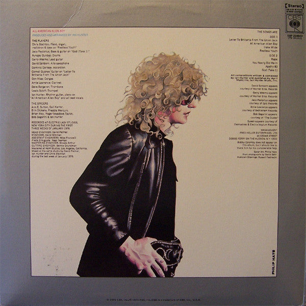 Ian Hunter – All American Alien Boy LP vinyl record, image 2 of 7