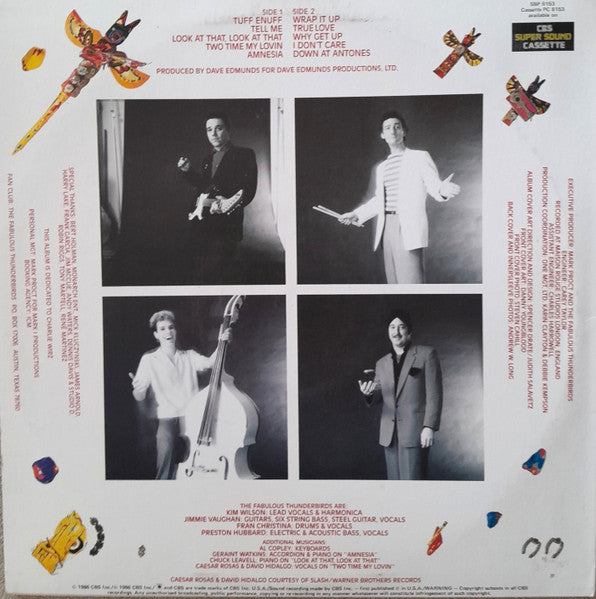 The Fabulous Thunderbirds – Tuff Enuff LP vinyl record, image 2 of 6
