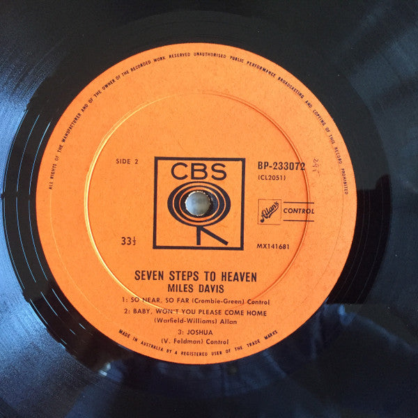 Miles Davis – Seven Steps To Heaven LP vinyl record, image 4 of 4