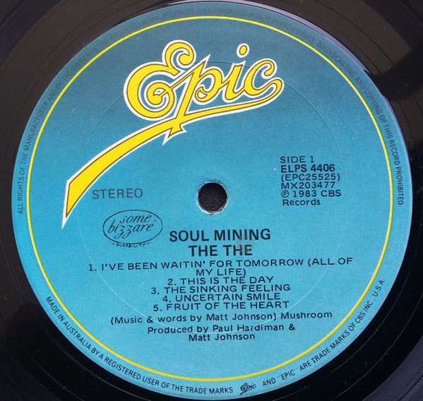 The The – Soul Mining LP vinyl record, image 3 of 4