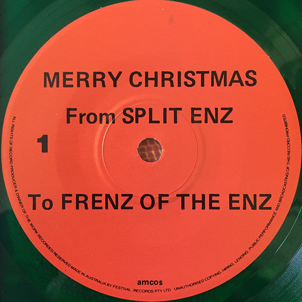 Split Enz – Merry Christmas From Split Enz To Frenz Of The Enz 7" vinyl record, image 2 of 3