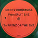 Split Enz – Merry Christmas From Split Enz To Frenz Of The Enz 7" vinyl record, image 2 of 3