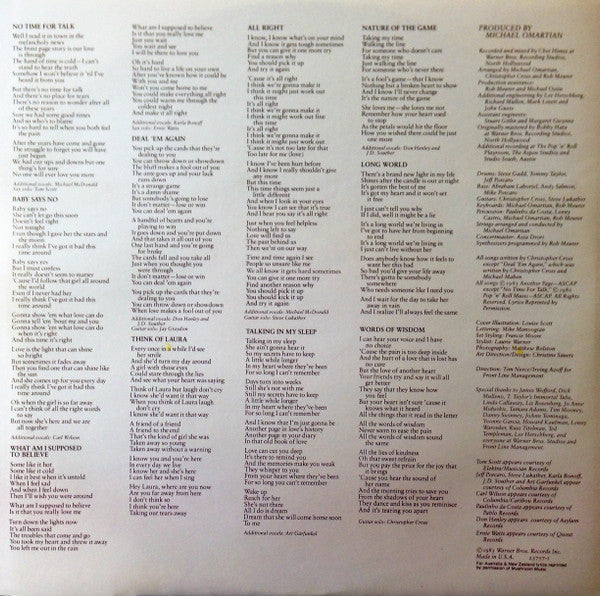 Christopher Cross – Another Page LP vinyl record, image 4 of 7