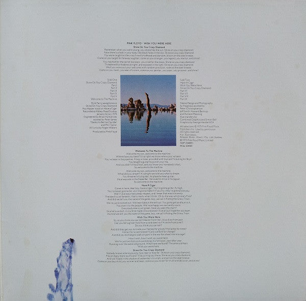 Pink Floyd – Wish You Were Here LP vinyl record, image 3 of 8