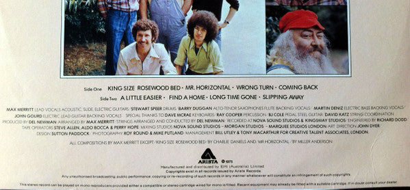 Max Merritt And The Meteors – A Little Easier LP vinyl record, image 3 of 5