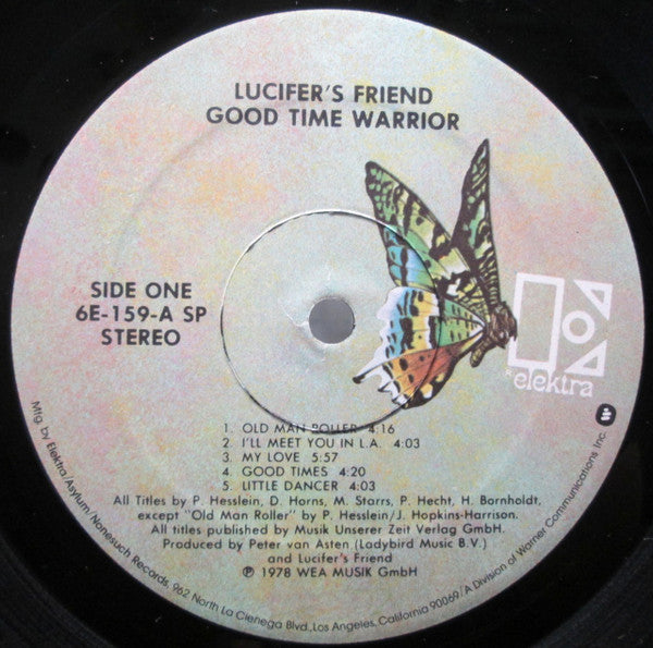 Lucifer's Friend – Good Time Warrior LP vinyl record, image 3 of 4