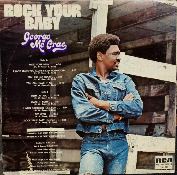 George McCrae – Rock Your Baby LP vinyl record, image 2 of 4