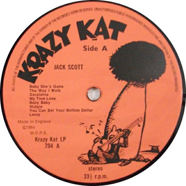 Jack Scott – Jack Scott LP vinyl record, image 3 of 4