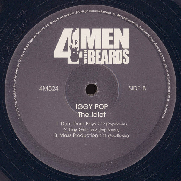 Iggy Pop – The Idiot LP vinyl record, image 5 of 5
