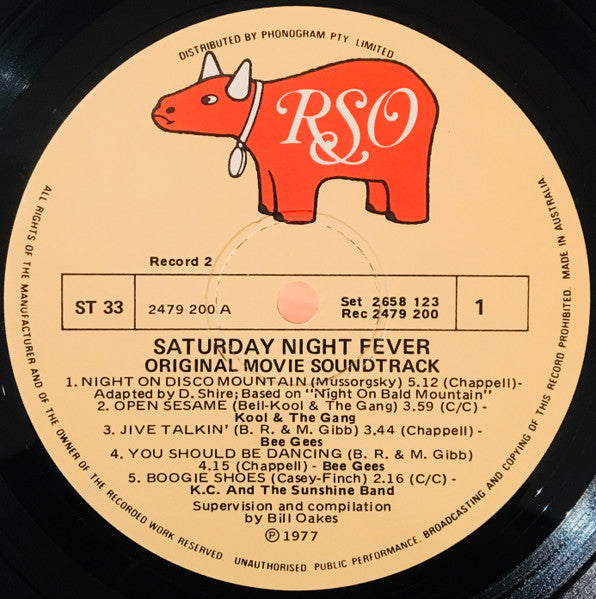 Various – Saturday Night Fever (The Original Movie Sound Track) (2xLP) LP vinyl record, image 6 of 9