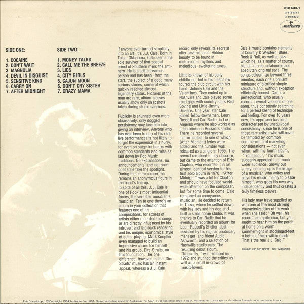 J.J. Cale – Special Edition LP vinyl record, image 2 of 4