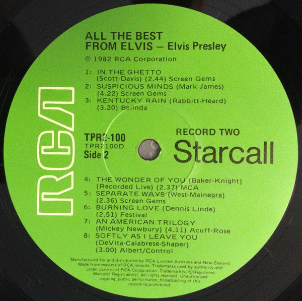 Elvis Presley – All The Best (2xLP) LP vinyl record, image 7 of 10