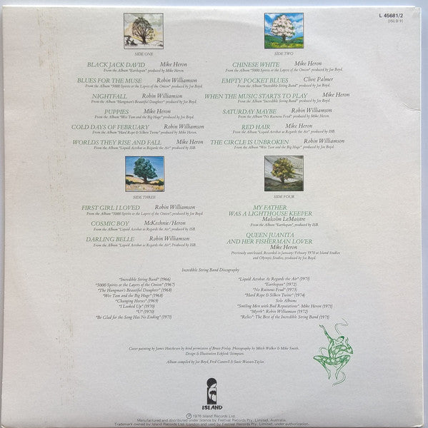 The Incredible String Band – Seasons They Change (2xLP) LP vinyl record, image 3 of 7