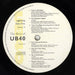 UB40 – The Best Of UB40 (Volume One) LP vinyl record, image 4 of 6