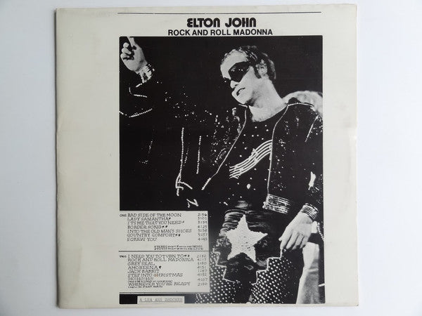 Elton John – Rock And Roll Madonna LP vinyl record, image 1 of 7
