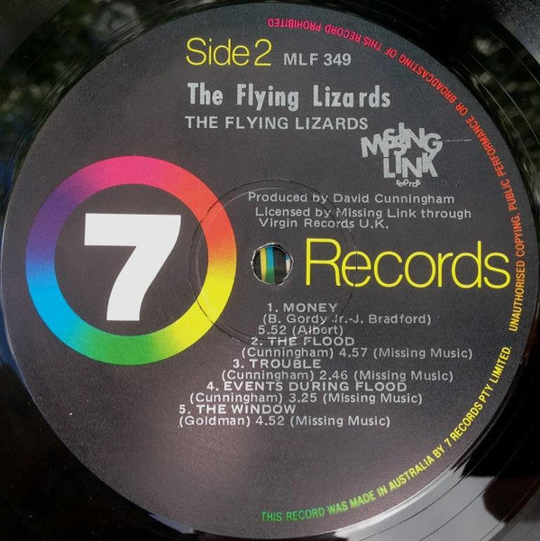 The Flying Lizards – The Flying Lizards LP vinyl record, image 6 of 6