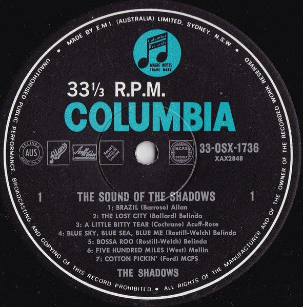 The Shadows – The Sound Of The Shadows LP vinyl record, image 2 of 4