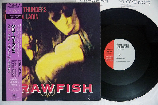 Patti Palladin, Johnny Thunders – Crawfish 12" vinyl record, image 2 of 2
