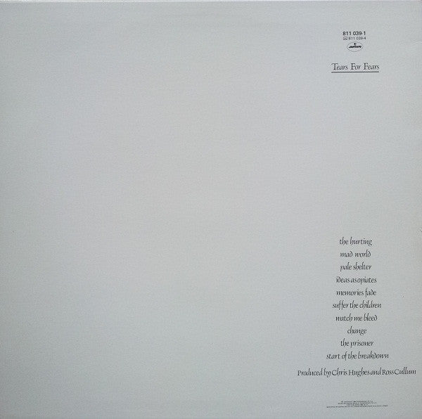 Tears For Fears – The Hurting LP vinyl record, image 2 of 6