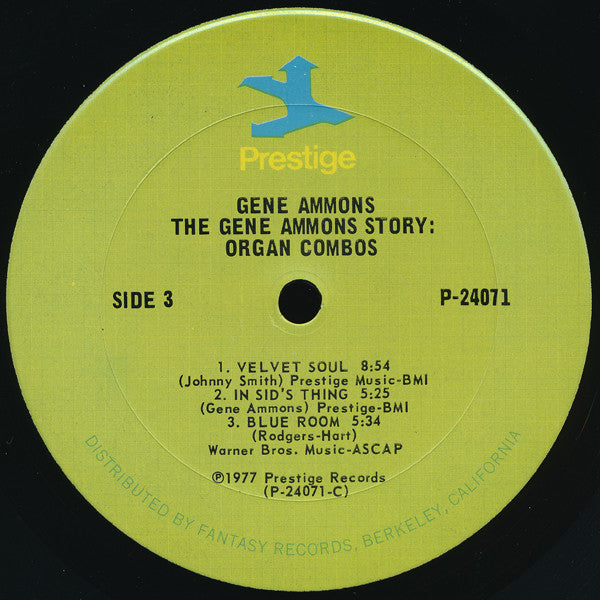 Gene Ammons – The Gene Ammons Story: Organ Combos (2xLP) LP vinyl record, image 7 of 10