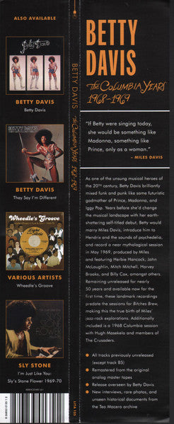 Betty Davis – The Columbia Years 1968-1969 LP vinyl record, image 9 of 10